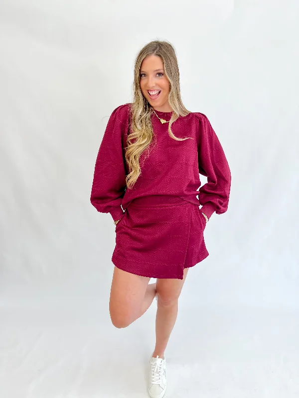 More Merlot Please Skort Set