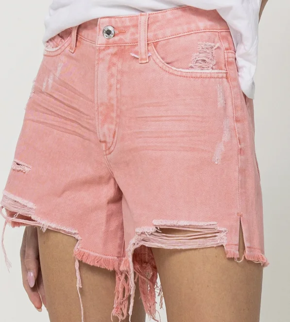 The Pink Hattie Shorts