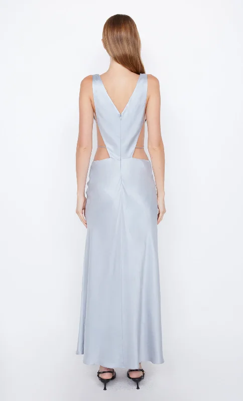 AGATHE DIAMOND DRESS - DOVE BLUE