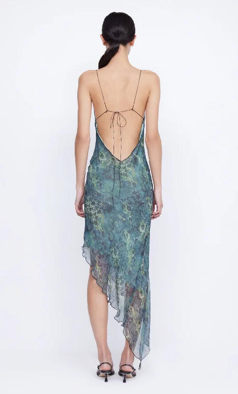 MERISOL SLIP DRESS - NOUVEAU BLEUE