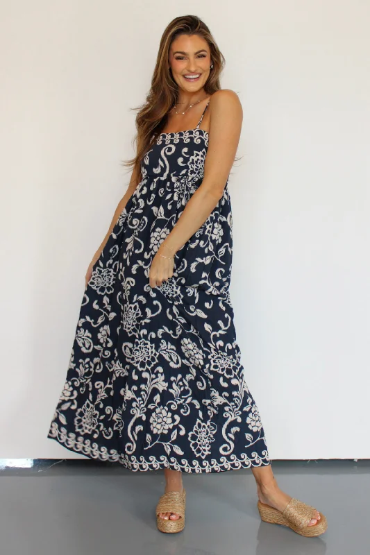 Meet Me At Midnight Maxi Dress