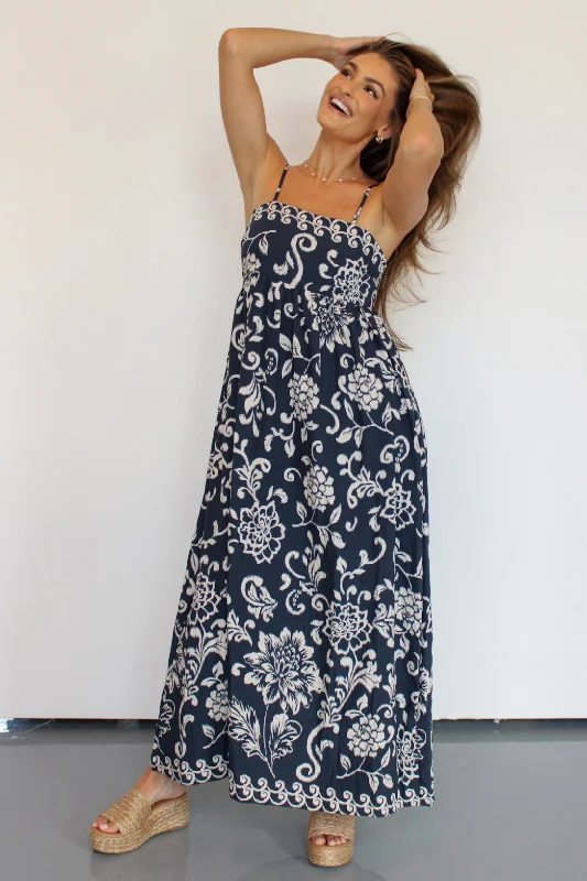 Meet Me At Midnight Maxi Dress