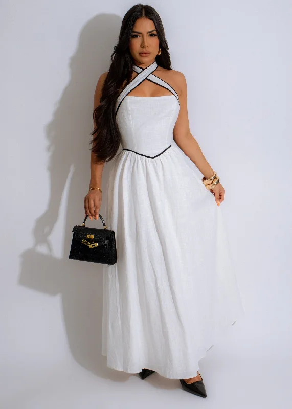 Perfect Everyday Vibe Maxi Dress White