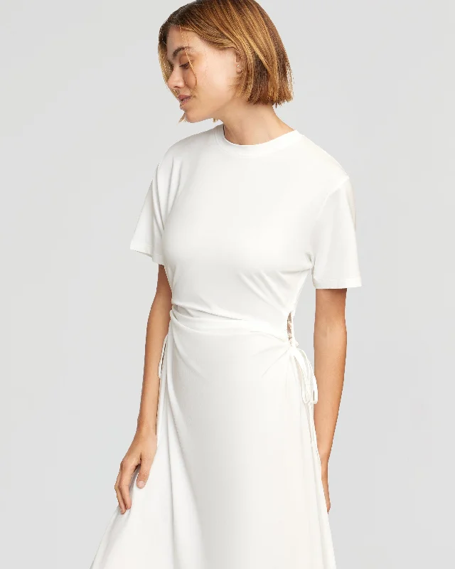 Bashir Open-Side Jersey Dress