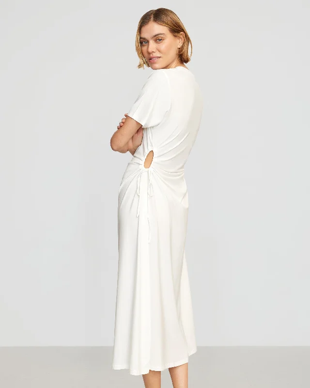 Bashir Open-Side Jersey Dress