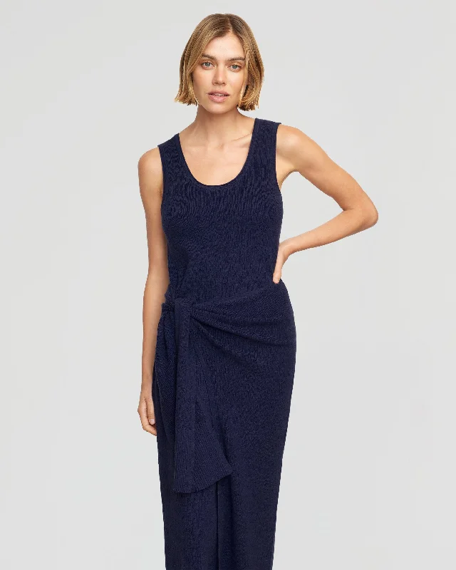 Bianca Linen-Cotton Wrap Dress