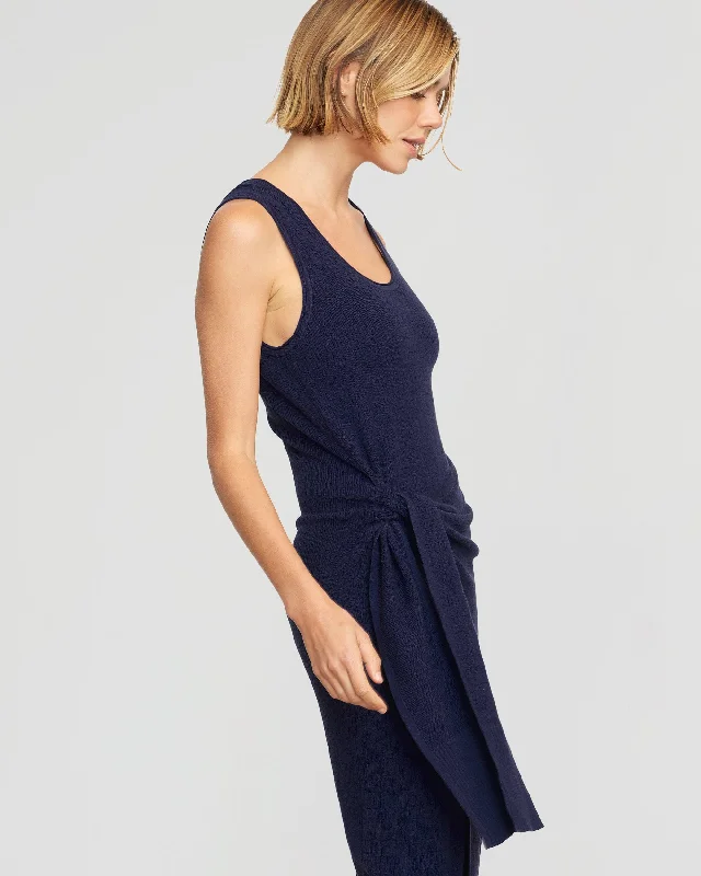 Bianca Linen-Cotton Wrap Dress