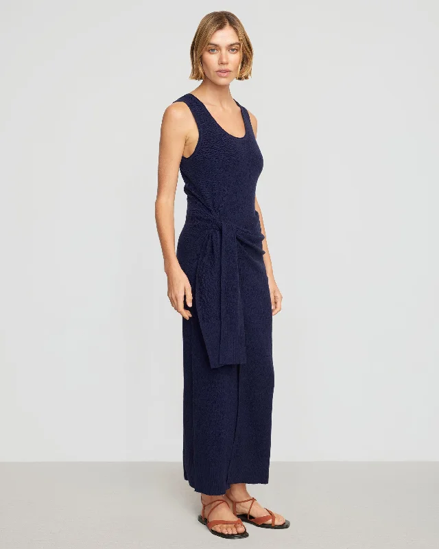 Bianca Linen-Cotton Wrap Dress