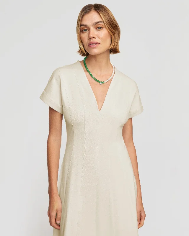 Ember Cotton Twill A-Line Dress