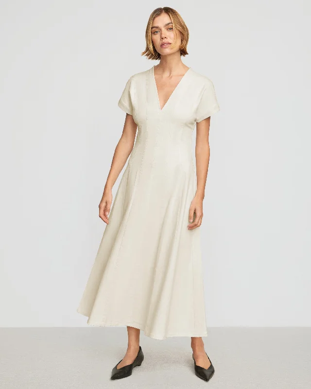 Ember Cotton Twill A-Line Dress