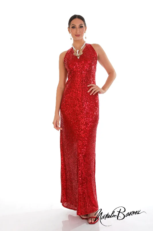 Red Evening Gown - La Scala